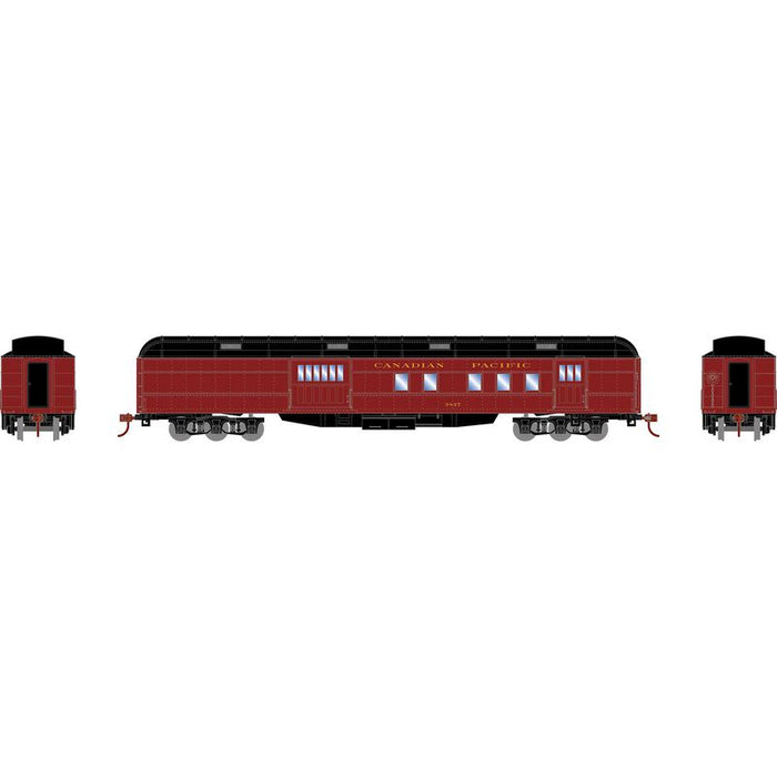 Athearn RTR 88225 HO Scale Heavyweight RPO Passenger Car Canadian Pacific 3837