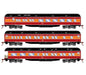 Athearn RTR 88230 HO Scale Heavyweight Passenger 3 Car Set "Daylight" Southern Pacific SP