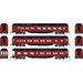 Athearn RTR 88231 HO Scale Heavyweight Passenger 3 Car Set Canadian Pacific CP