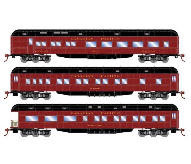 Athearn RTR 88231 HO Scale Heavyweight Passenger Car Set