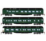 Athearn RTR 88234 HO Scale Heavyweight Passenger 3 Car Set Maine Central MEC