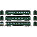 Athearn RTR 88234 HO Scale Heavyweight Passenger 3 Car Set Maine Central MEC