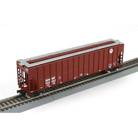 Athearn RTR 92743 HO Scale 54' FMC 4700 Covered Hopper BNSF 432367 - USED