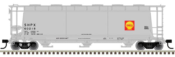 Atlas 20004372 HO 3 Bay Cylindrical Covered Hopper Shell SHPX 60183