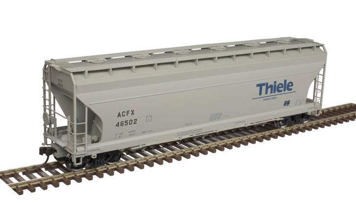 Atlas 20005530 HO Scale Covered Hopper Thiele Kaolin ACFX 46505