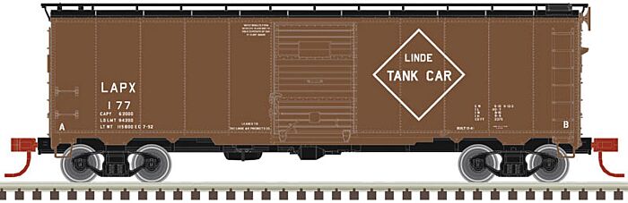 Atlas 20005759 HO Scale 40' 1932 AAR Boxcar Linde Air Products LAPX 161
