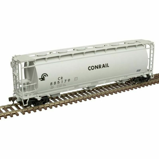 Atlas 20005762 HO 3 Bay Cylindrical Covered Hopper Conrail CR 884914