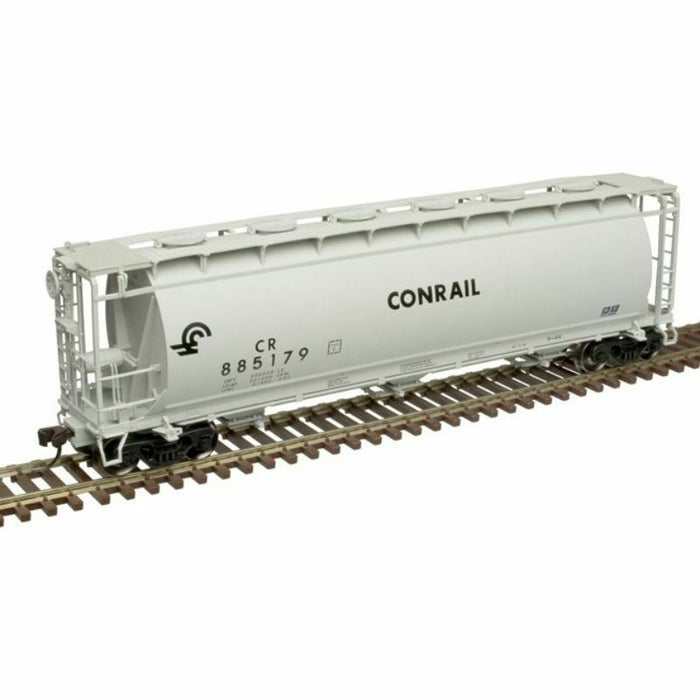 Atlas 20005762 HO 3 Bay Cylindrical Covered Hopper Conrail CR 884914