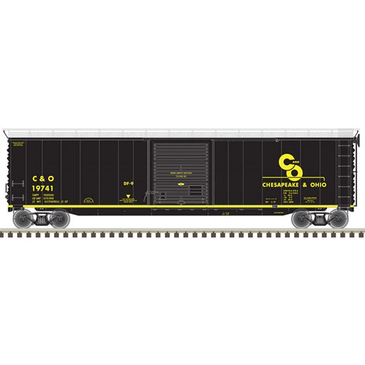 Atlas 20005854 HO Scale 50' Postwar Boxcar Chesapeake & Ohio C&O 19741
