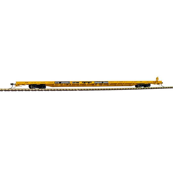 Atlas 20006122 HO Scale F89J 89' TOFC Flatcar "Yellow" TTX 601007