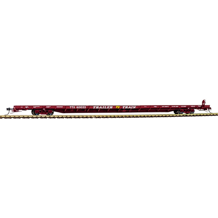 Atlas 20006126 HO Scale F89J 89' TOFC Flatcar "Brown" TTX 601142