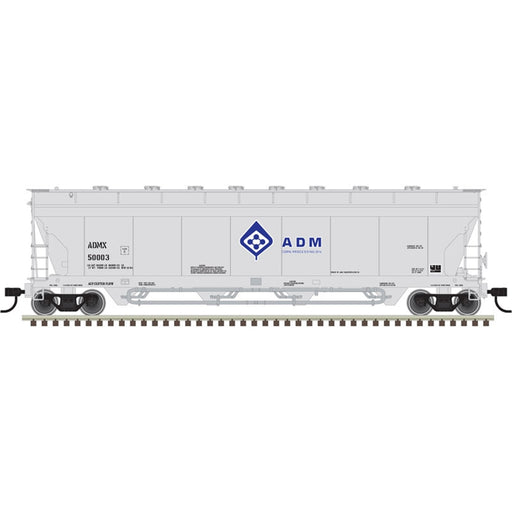 Atlas 20006267 HO Scale 5701 Pressuraide Centerflow Hopper "Molecule Logo" ADMX 50007