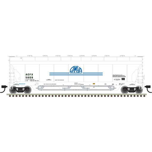 Atlas 20006280 HO Scale 5701 Pressuraide Centerflow Hopper OMYA ACFX 51928