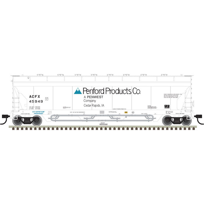 Atlas 20006289 HO Scale 5701 Pressuraide Centerflow Hopper Pennwest ACFX 45929