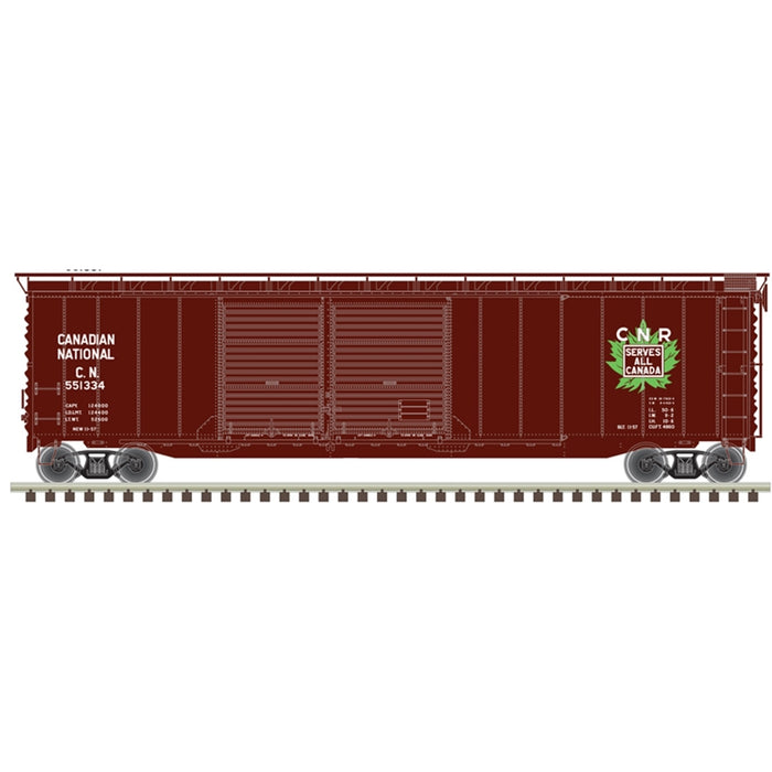 Atlas 20006570 HO Scale 50' Postwar Boxcar Canadian National CN 551321
