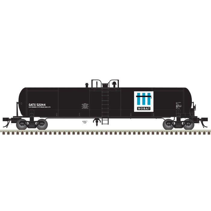 Atlas 20006971 HO Scale 20,700 Gallon Tank Car Mobay Chemicals GATX 52251