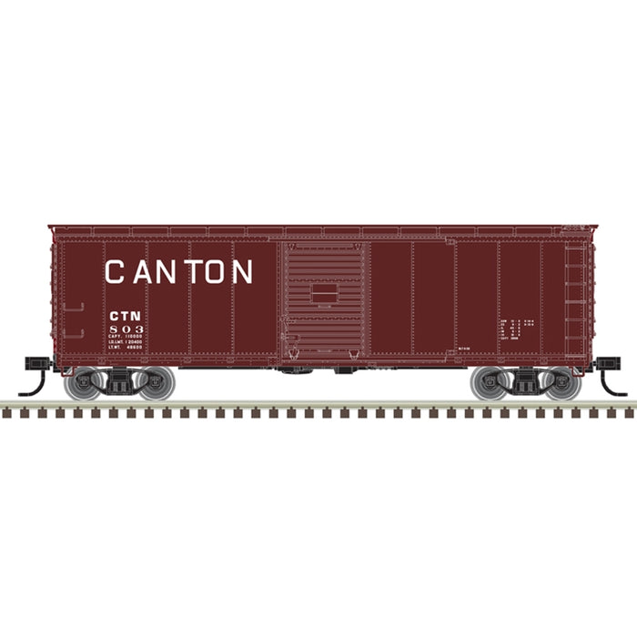 Atlas 20007073 HO Scale USRA 40' Steel Boxcar Canton Railroad CTN 611