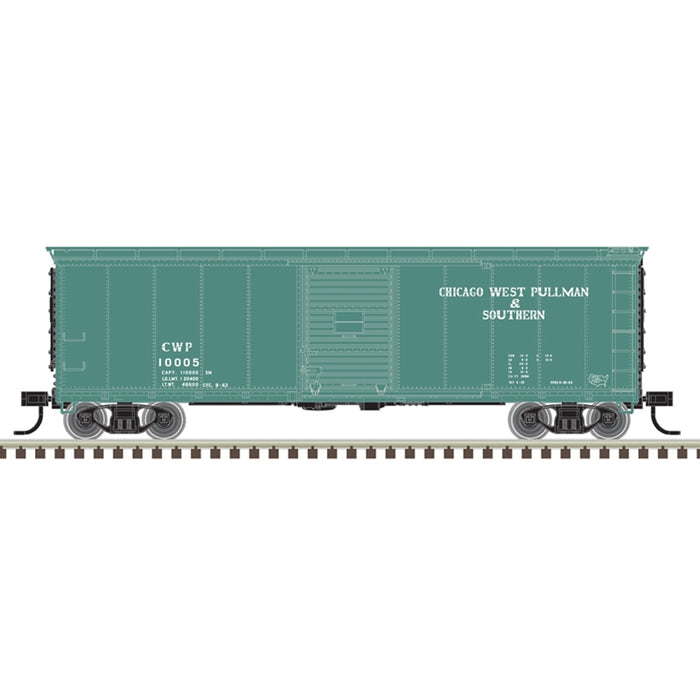 Atlas 20007076 HO Scale USRA 40' Steel Boxcar Chicago West Pullman & Southern CWP 10005