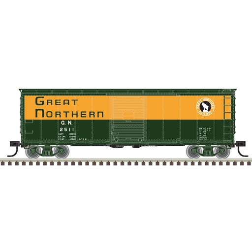 Atlas 20007087 HO Scale USRA 40' Steel Boxcar Great Northern GN 3 Pack