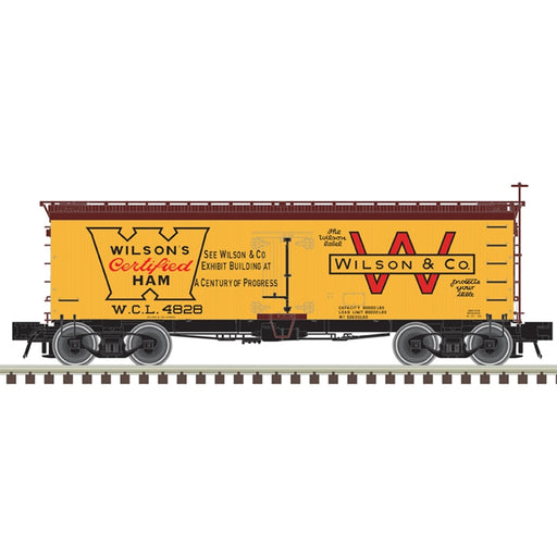Atlas 20007203 HO Scale 36' Wood Reefer Wilson Packing 4824
