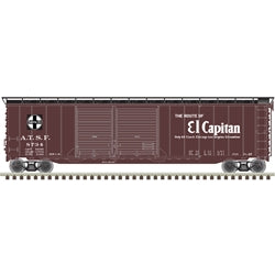Atlas 2006591 HO Scale 50' Postwar Boxcar Santa Fe El Capitan ATSF 8734