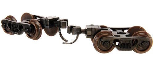 Atlas 22071 N Scale 100 Ton Roller Bearing Trucks with Knuckle Couplers