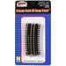 Atlas 2521 N Scale Code 80 11" Radius 1/2 Curve Track 6 Pack