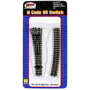 Atlas 2750 N Scale Code 80 Custom Left Hand Turnout