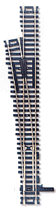 Atlas 283 HO Scale Code 100 Track Mark IV #6 Left-Hand Turnout