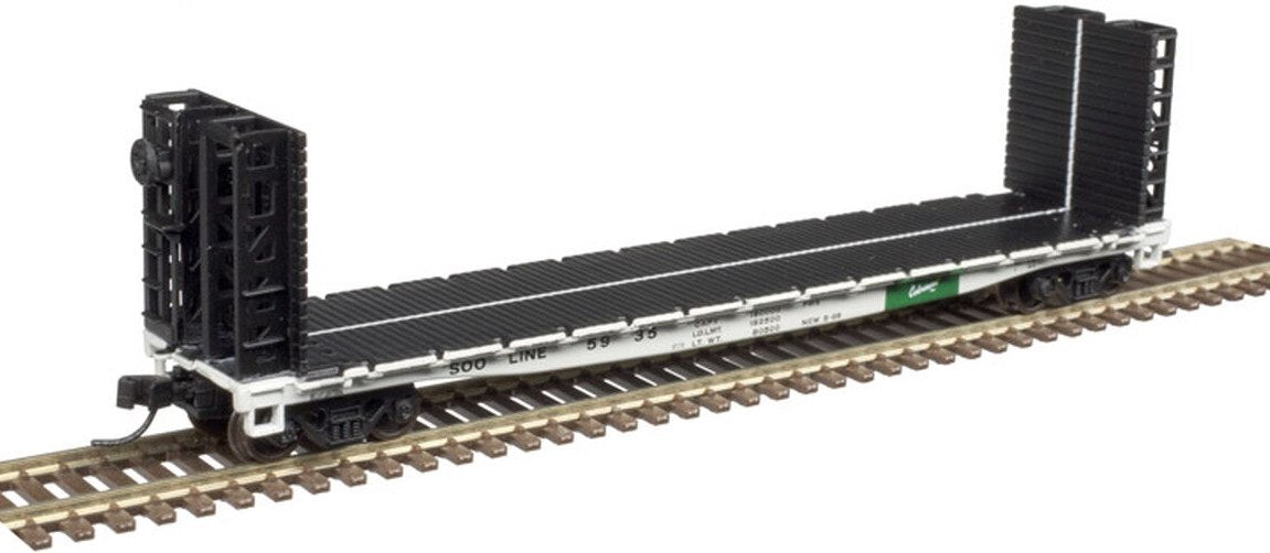 Atlas 50004818 N Scale GSI Bulkhead Flat Car SOO Line 5957