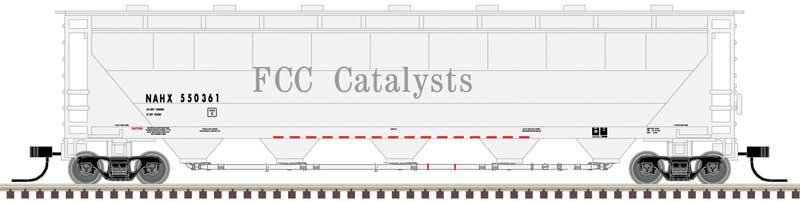 Atlas 50005675 N Scale Trinity PD5000 Covered Hopper FCC Catalysts NAHX 550351