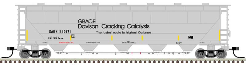 Atlas 50005677 N Scale Trinity PD5000 Covered Hopper Grace Davison NAHX 550087