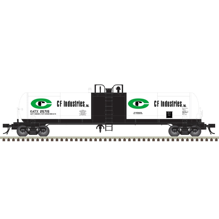 Atlas Master 50006297 N Scale 20,700 Gallon Tank Car CF Industries GATX 25722