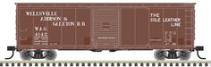 Atlas 50006401 N Scale USRA Steel Rebuilt Boxcar Wellsille Addison Galeton WAG 4142