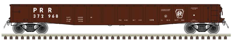 Atlas 50006411 N Scale ACF 70 Ton 52' Gondola Pennsylvania "Plain Keystone" PRR 372968