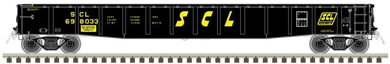 Atlas 50006414 N Scale ACF 70 Ton 52' Gondola Seaboard Coast Line SCL 698033
