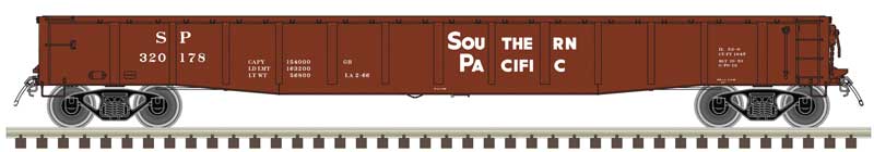 Atlas 50006418 N Scale ACF 70 Ton 52' Gondola Southern Pacific SP 320225
