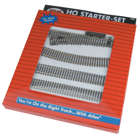 Atlas 588 HO Scale Code 83 Track Starter Set (18 Pieces)