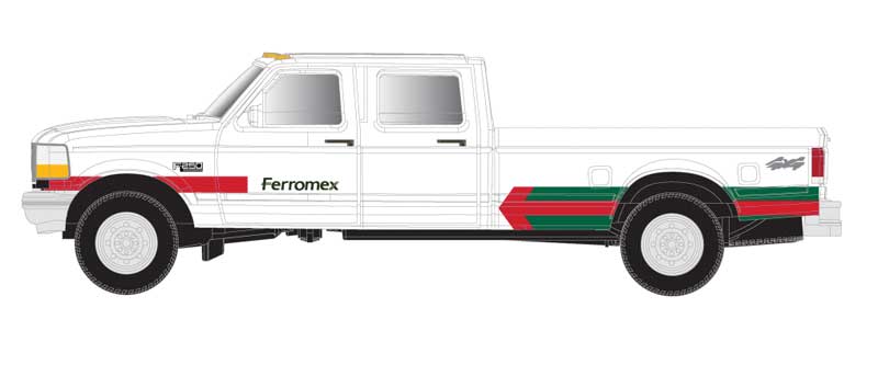 Atlas 60000160 N Scale Ford F-250 and F-350 Pickup Truck Set - Ferromex
