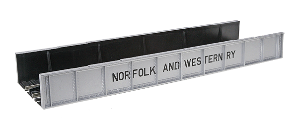 Atlas 70000002 HO Scale Code 100 Track Plate Girder Bridge, Norfolk & Western N&W