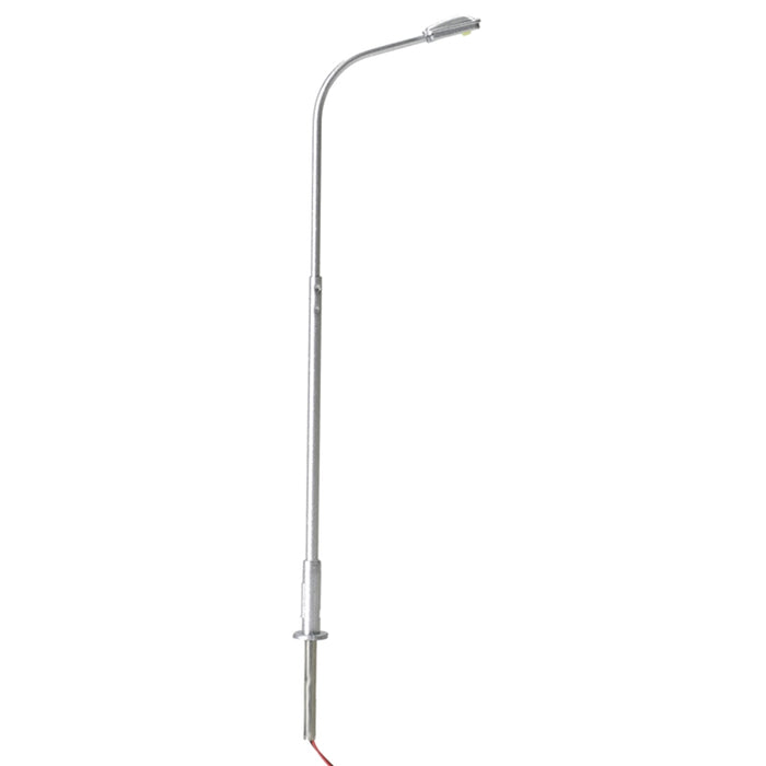 Atlas 70000147 N Scale Gray Single Arm Streetlight with Warm White LED