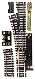 Atlas 850 HO Scale Code 100 Track Remote Left-Hand Switch