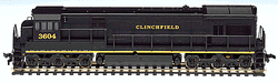 Atlas 8507 HO Scale GE U36C Clinchfield 3601 - Like New Used