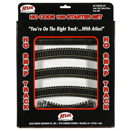 Atlas 88 HO Scale Code 100 Track Starter Set (18 Pieces)