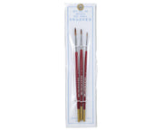 Atlas Brush 58 1,3,5 Red Sable Detailing Paintbrushes 3 Pack