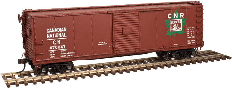 Atlas 20004355 HO Scale USRA 40' Steel Boxcar Canadian National CN 470012