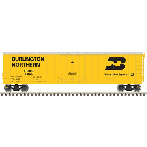 Atlas Master 20007019 HO Scale 50' Plug Door Boxcar Burlington Northern RBBN 64125