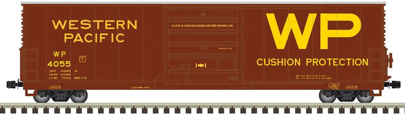 Atlas Master 50005242 N Scale Evans X72 Boxcar Western Pacific WP 4055