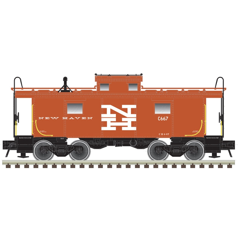 Atlas Master 50006322 N Scale NE-6 Caboose New Haven "Alpert Scheme" NH 702