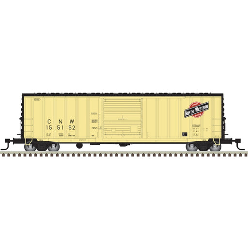 Atlas Master HO Scale 20007067 50' Precision Design Boxcar Chicago NorthWestern CNW 155148